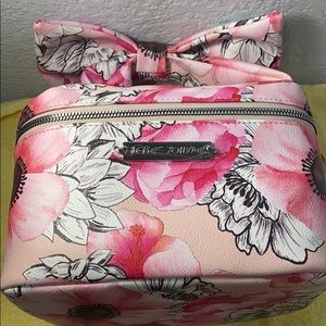 Betsy Johnson cosmetic travel bag